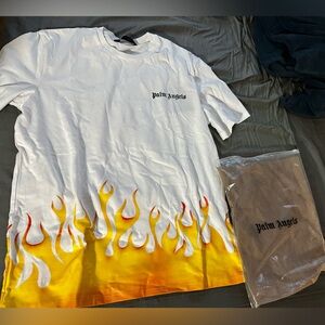 Palm Angels Flame Print T-Shirt